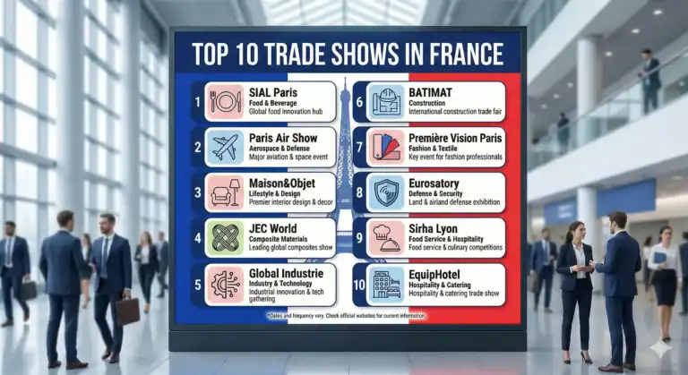 Top10 Trade Shows in France: Where to Exhibit and What to Expect