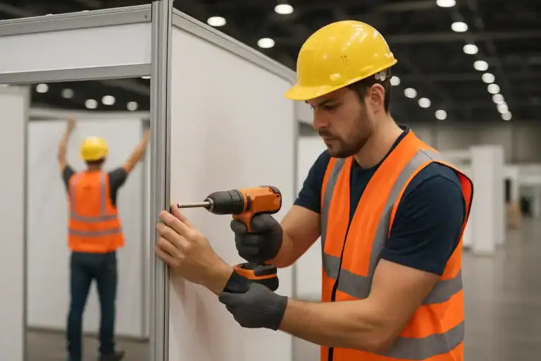 On-Site Booth Build and Dismantle, Explained