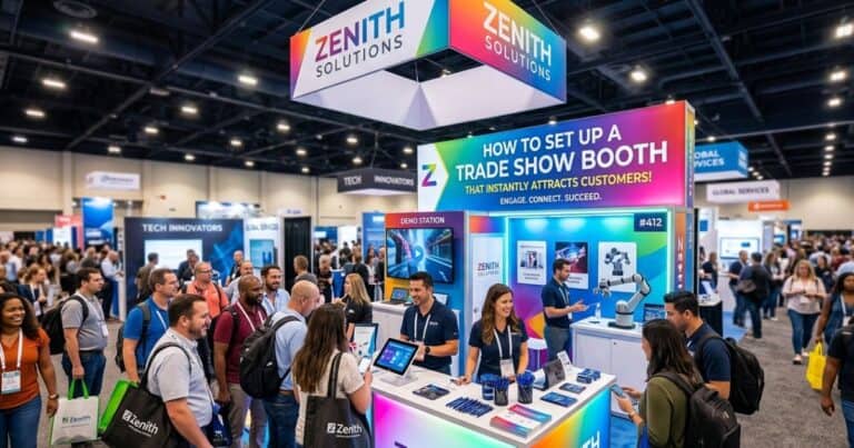how to set up a trade show booth