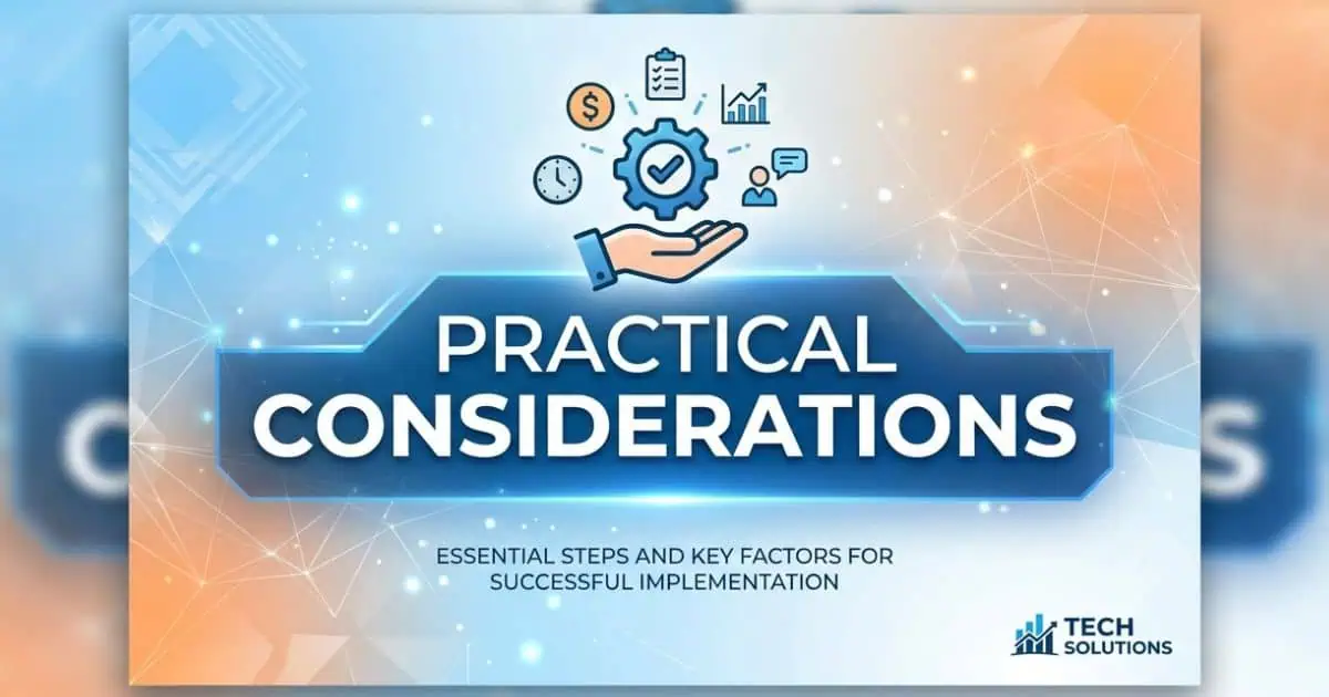 Practical Considerations